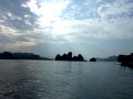 Boat trip on Holong Bay