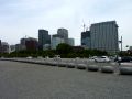 Tokyo Imperial Palace forecourt view to city