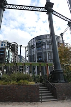 Housing development in moved Gasometers