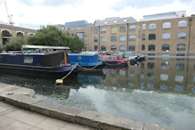 Basin at back of