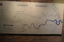 Map of Canals of London