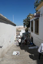 Steep street looking towards