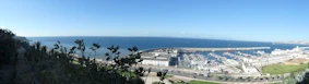 Panorama from Casbah over port and to Sppain