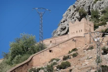 Top corner of town wall