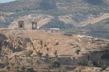 Gate and cemetry