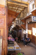 Shops in alley