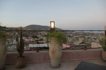 View over medina from roof top restaurant