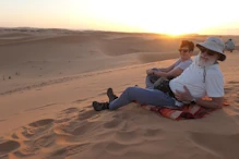 Nick and Robyn watching sunset