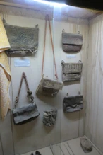 Bags in museum of