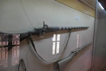 Old gun in museum of