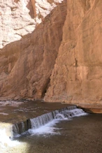Start of gorge with weir and water channel