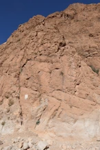 Rock walls used to practice rock climbing