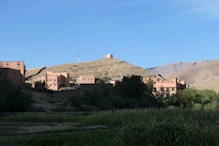 Village water tower on high point