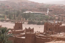 View over the kasbah from different levels