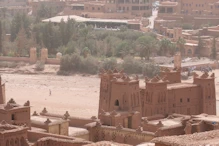View over the kasbah from different levels
