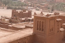 View over the kasbah from different levels