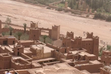 View over the kasbah from different levels