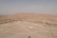 View from top of hill