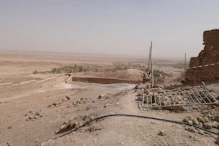 View from top of hill