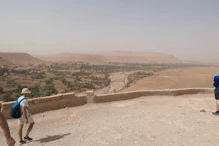 View from top of hill