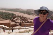 The kasbah and Robyn