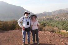 Robyn and Nick at top of hill