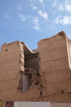 Earthquake damege near