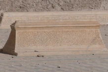 One of the few burials with a stone with nammes and dates