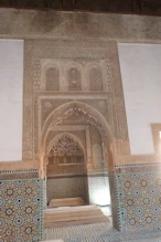 Inside the female funery building