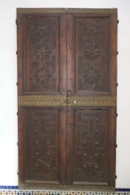 Carved doors