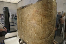 Chariot with carved decoration