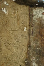 Chariot with carved decoration