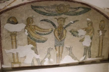 Decoration in tomb moved to the site