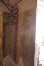 Decoration in tomb moved to the site