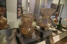 Glass candle holders