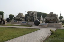 A array of tanks and guns