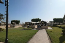 A crashed fighter plane