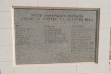 Australian 9th Division Memorial
