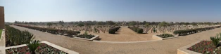 Panorama of graves