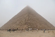 The second or Khafre (Chephren) Pyramid