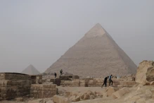 Menkaure and Khafre pyramids
