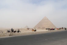 Menkaure and Khafre pyramids