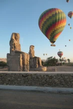 Colossi of Mennon + hot air balloons