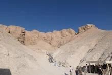 The queue to get into a tomb