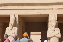 Entrance to temple on third level