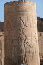 Pillar with some pigment