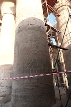 Pharoah offering oils