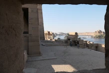 View over Lake from Hathor temple