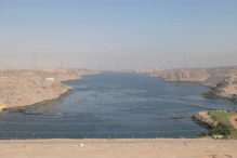 Outflowing Nile River