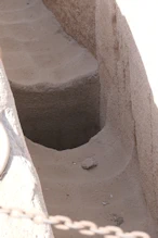 A tunnel dug under obelisk to separate it from quarry